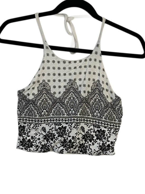 Poetry Tops - Poetry Los Angeles Boho Paisley Halter Crop Top - Medium